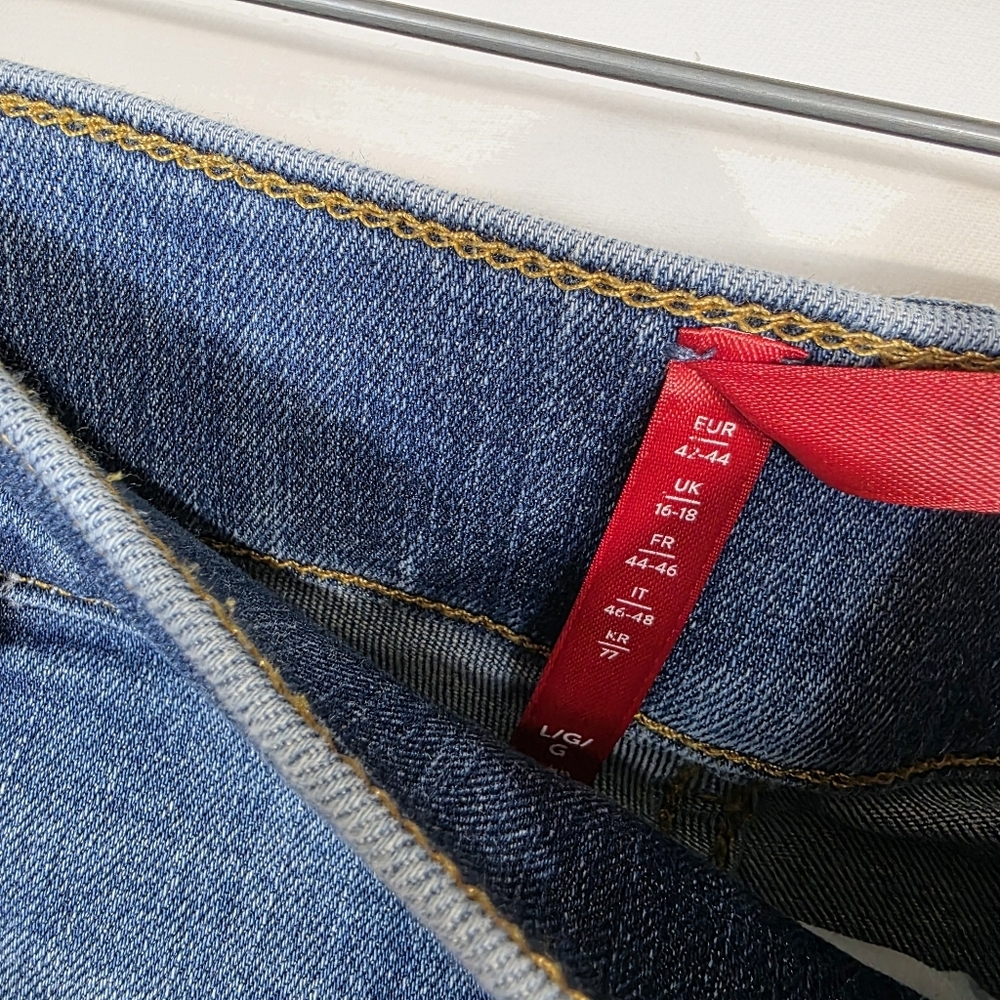 SPANX Seamed Front Wide Leg Jean in Vintage Indigo - Picture 8 of 13